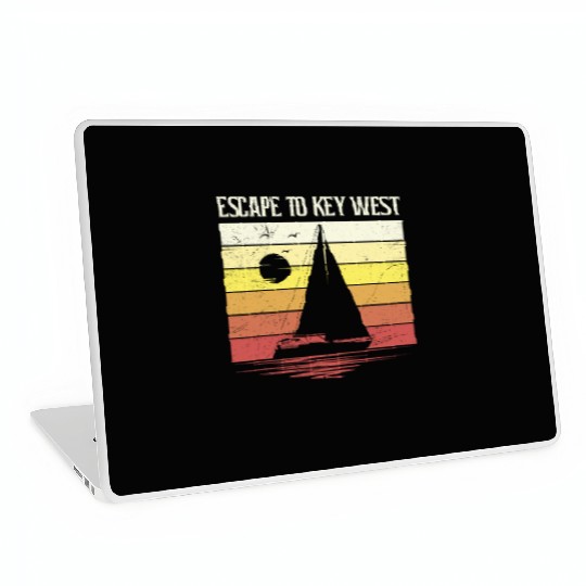 Florida ESCAPE TO KEY-WEST Sailing Florida Laptop Skins