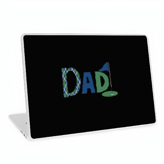 Dad Golf Birthday Boy Family Matching Golf Laptop Skins