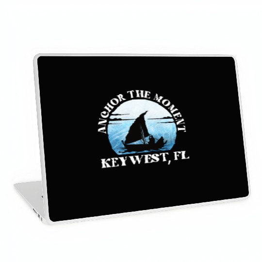 Florida ANCHOR THE MOMENT KEY-WEST, FL Vintage Laptop Skins
