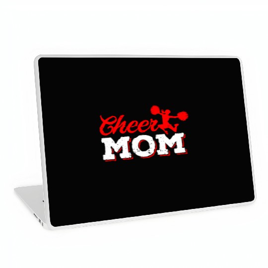 Cheer Mom Funny Cheerleading Mommy Mother's Day Laptop Skins