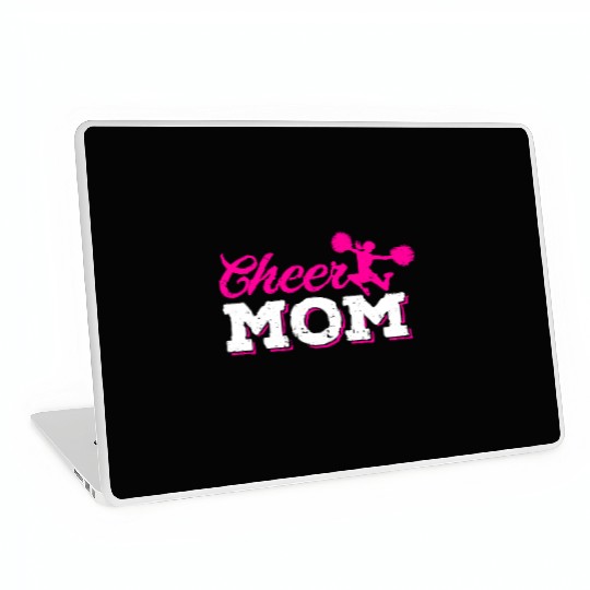 Cheer Mom Funny Cheerleading Mommy Mother's Day Laptop Skins