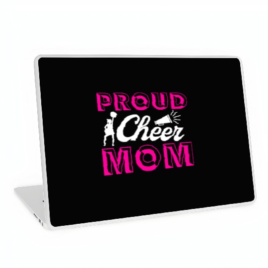 Proud Cheer Mom Cheerleading Mommy Mother's Day Laptop Skins