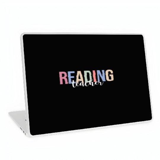 Reading Teacher Book Reading Read Laptop Skins