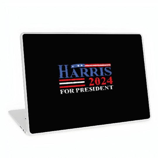 Kamala Harris 2024 For President Election Campaign Laptop Skins