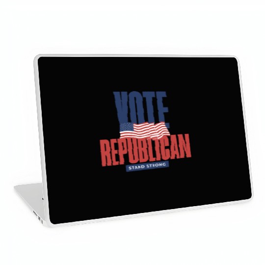 Vote Republican Election 2024 Laptop Skins design