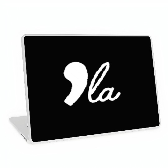 Comma La Kamala Harris White Election 2024 Laptop Skins