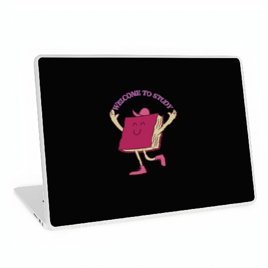 Welcome to study:unlock knowledge,inspire growth. Laptop Skins