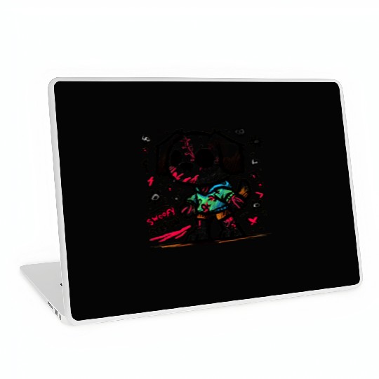 Spooky season zombie dog Laptop Skins