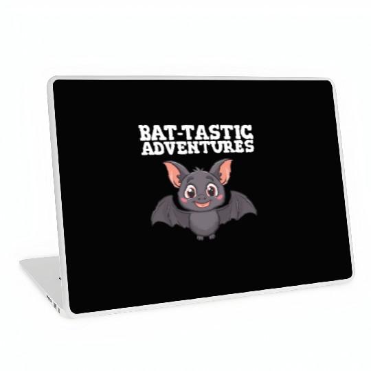 Bat-tastic Adventures Cute Design Laptop Skins