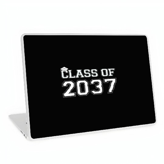 Class Of 2037 Pre K Grow With Me Graduation Laptop Skins