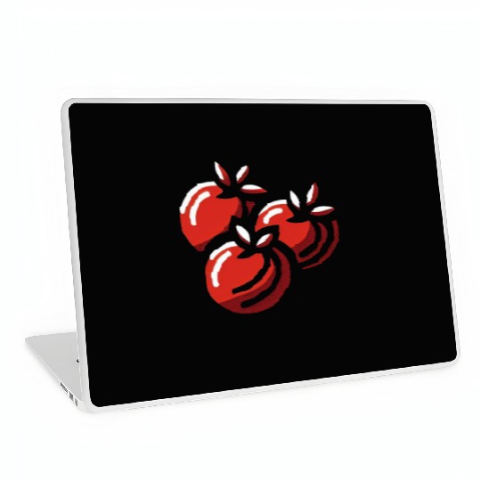 Tomato minimalistic tomatoes design food art Laptop Skins