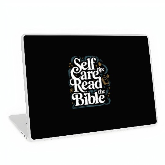 Self Care Tip Read The Bible Laptop Skins