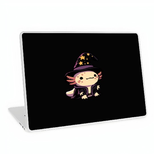 Axolotl Wizard - Fantasy Pet Laptop Skins