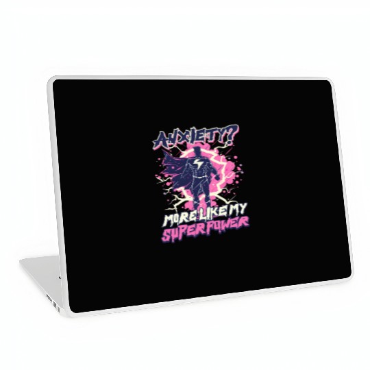 Depression Awareness Anxiety Like My Power Laptop Skins