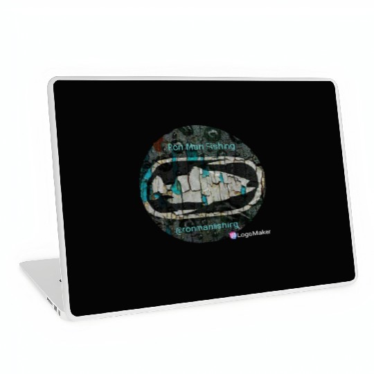 Ron Man Fishing Logo Laptop Skins