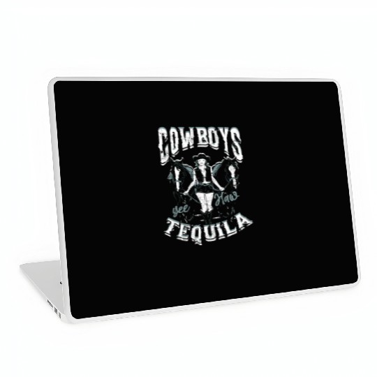 Cowboys and Tequila - Cowgirl Laptop Skins