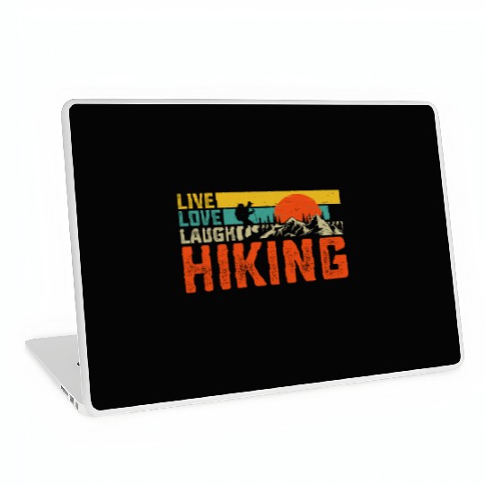 Live love laugh hiking Laptop Skins