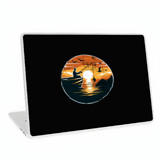 Angler Fishing Fish Laptop Skins