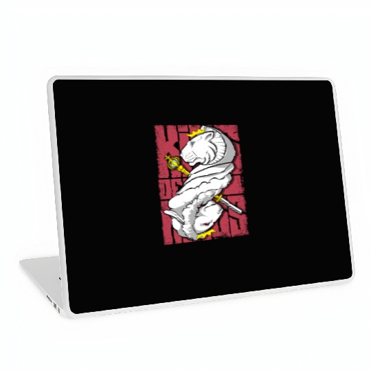 Lion King and the Holy Lamb Christian Art Laptop Skins