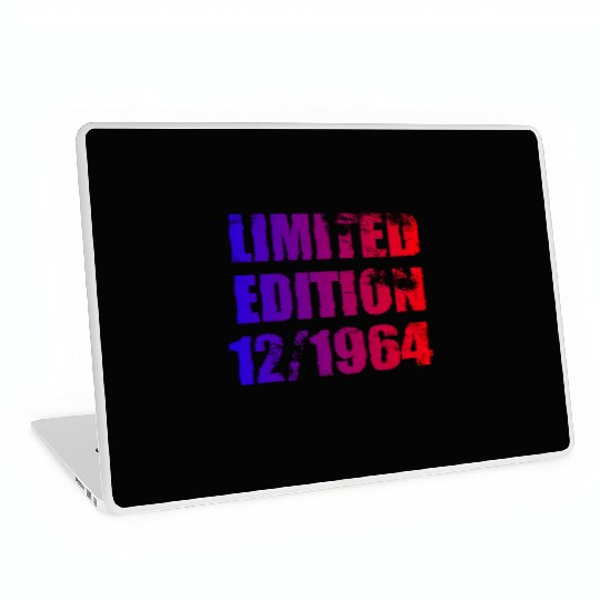 60th birthday Limited Edition 12/1964 Laptop Skins