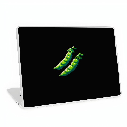 8 Bit Pixel Peas Laptop Skins