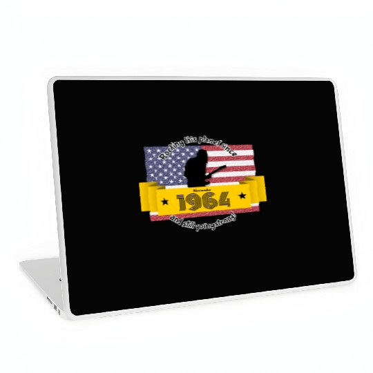 60th birthday Rocking this planet since 11/1964 Laptop Skins