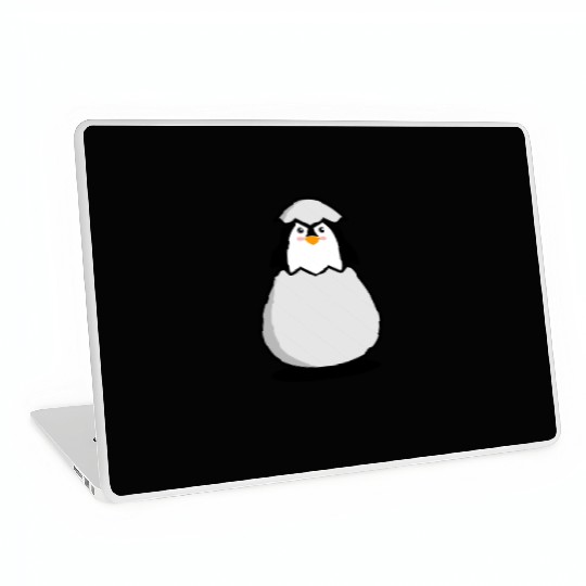 Funny penguin ,Cute Penguin, Penguin logo Laptop Skins