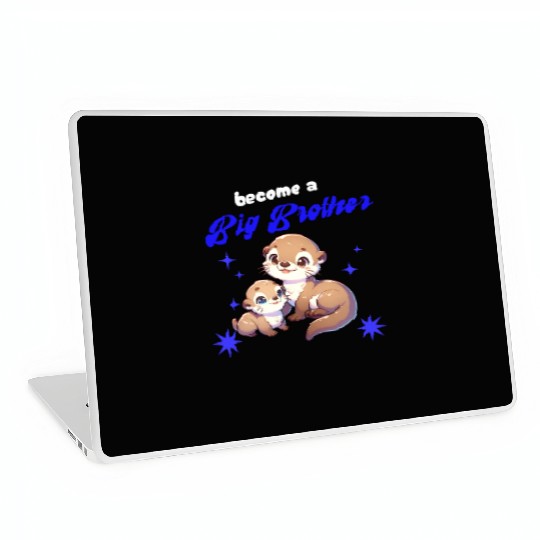 Soon I'll Be A Big Brother, Sweet Otter Brother Laptop Skins