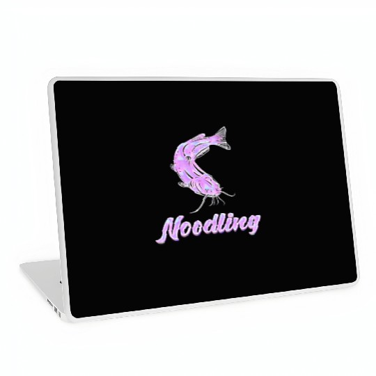 Catfish Fishing Waller Fish Noodler Flathead Laptop Skins