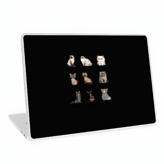Types of Cats Future Cat Lovers Kids Feline Laptop Skins