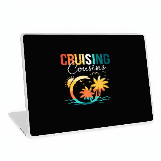 Family Cruise Mediterranean Cruising Cousins Laptop Skins