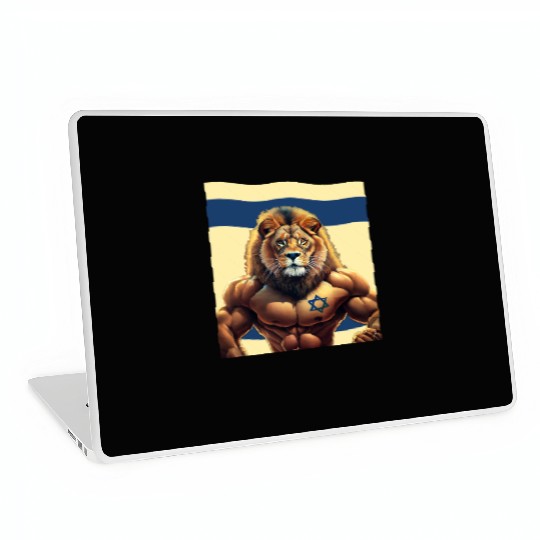 Strength and Unity: The Lion of Israel, Israeli Pa Laptop Skins