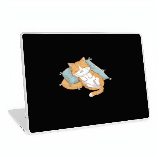 Cozy Cat Nap Laptop Skins