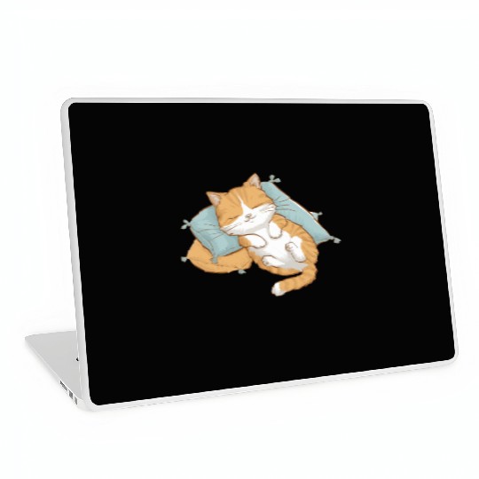 Cozy Cat Nap Laptop Skins