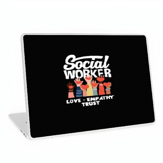 Social Worker Love Empathy Trust Laptop Skins