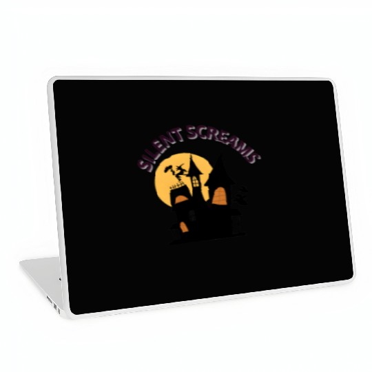 Whispers of the Haunted House Design Laptop Skins