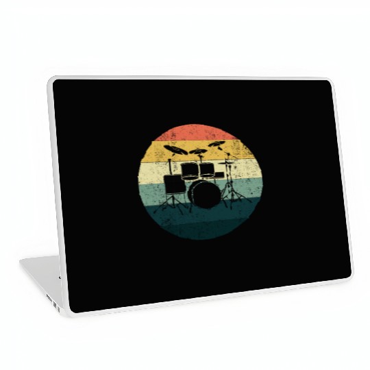 Retro Drummer Laptop Skins