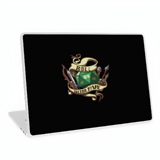 Roll Initiative Adventure Magic Dungeon Laptop Skins