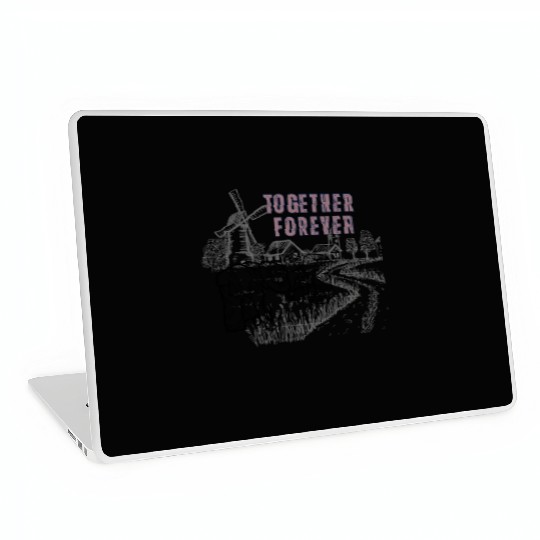 Together forever - till death do us part Laptop Skins