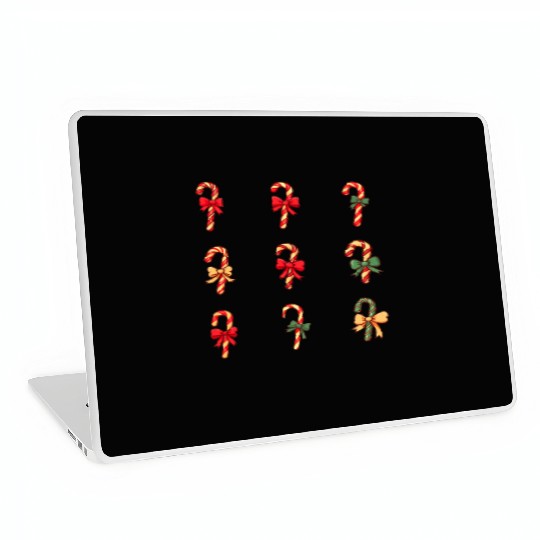 christmas cheer candy cane Laptop Skins