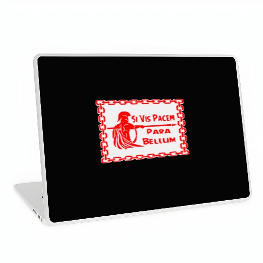 Spartan Si Vis Pacem Para Bellum LIKE US ON FB #U Laptop Skins