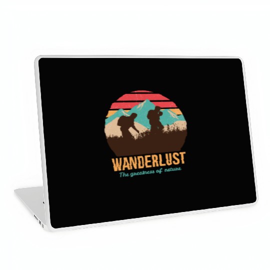 WANDERLUST The greatness of nature Laptop Skins