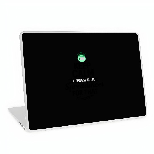Funny Excel Spreadsheets Lover 1 Laptop Skins