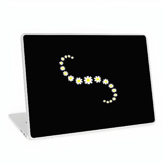 Many Pretty Daisy Flowers Decorative Nature Design Laptop Skins