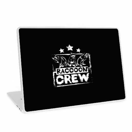 Raccoon crew Laptop Skins