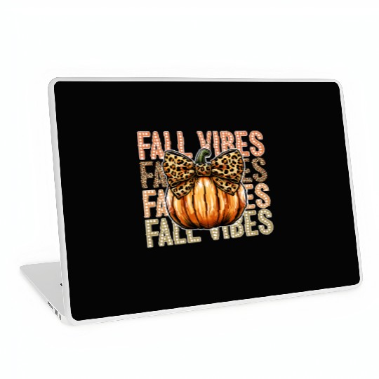 Festive Fall Vibes with Pumpkin Laptop Skins