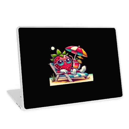 Strawberry Sun Laptop Skins