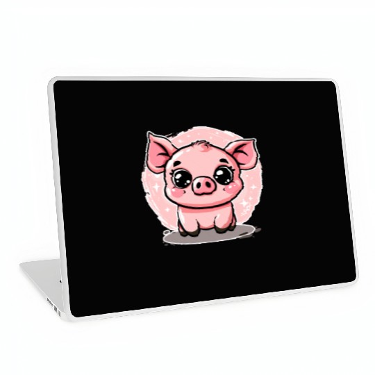 Cute Little Piggy Piglet Laptop Skins