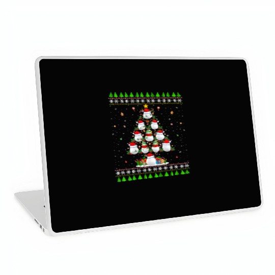 Golf Christmas Tree Laptop Skins