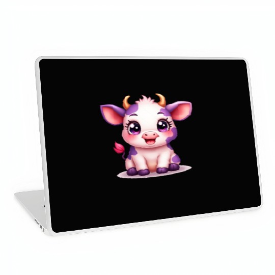 blueberry cow Gift unique Laptop Skins